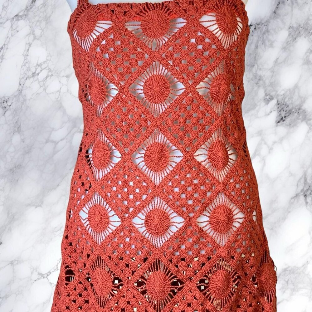 House of Harlow 1960 X Revolve Sylvie Mini - Rust Brown - Picture 3 of 12